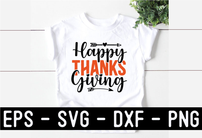 Thanksgiving SVG T shirt Design Template