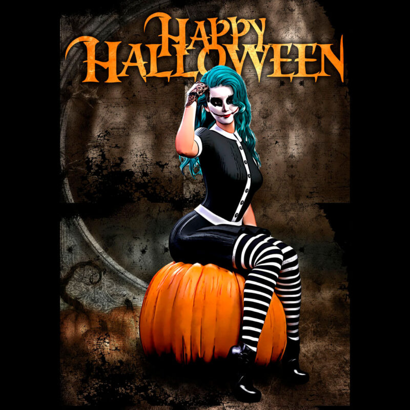 Halloween Mood 2 (Rasterization – DTG and DTF Printing)