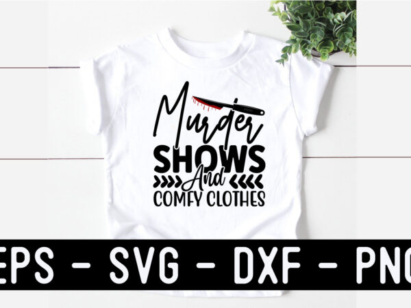 True crime svg t shirt design template