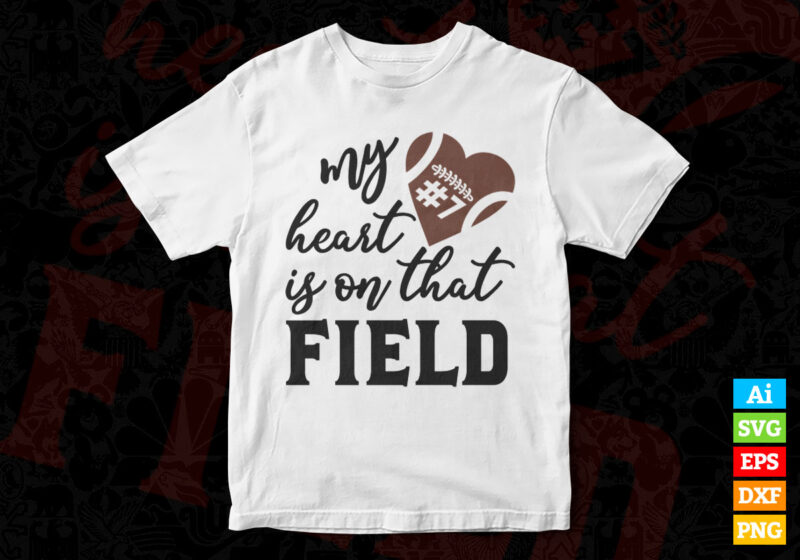 NFL My Heart Is On That Field Football Sports Los Angeles Chargers T Shirt  - Freedomdesign