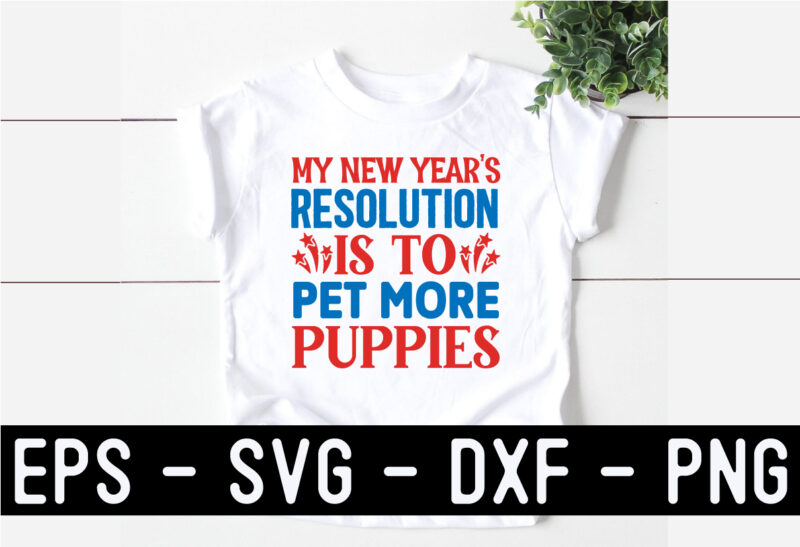 New Year SVG T shirt design Template