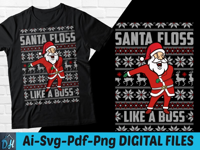 santa floss like a boss