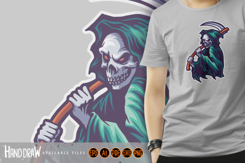 Halloween Reaper Human Skull