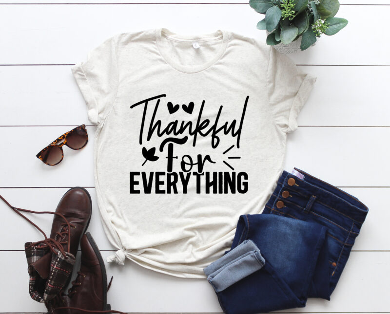 Thanksgiving SVG T shirt Design Template