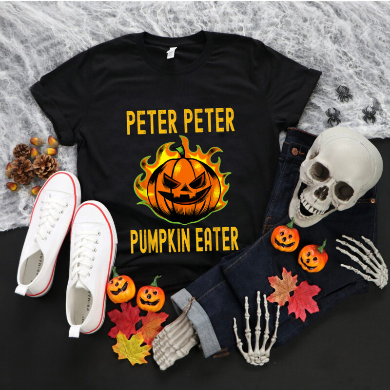 Peter Peter Pumpkin Eater Png, Pumpkin Png, Halloween Png, Funny Pumpkin Halloween Png