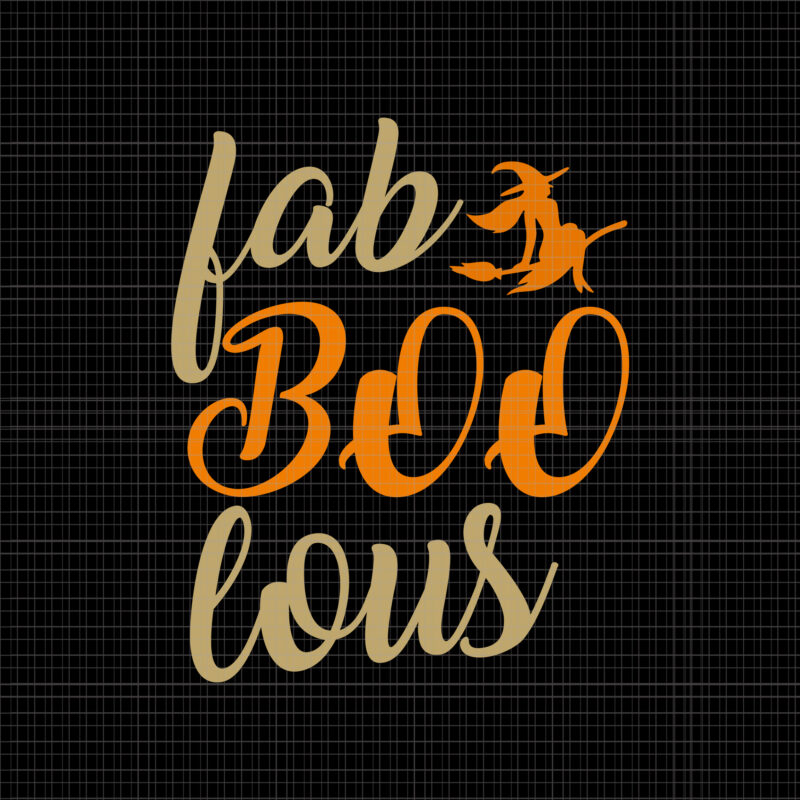 FabBoolous Svg, Womens Funny Sarcastic Halloween FabBOOlous V-Neck, Halloween Svg, Witch Svg