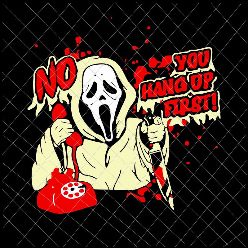 Ghostface Calling Halloween Funny Svg, Scream You Hang Up Svg ...