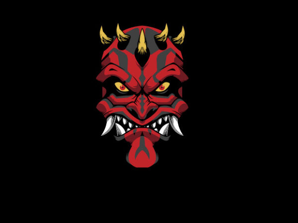 Hannya maul graphic t shirt