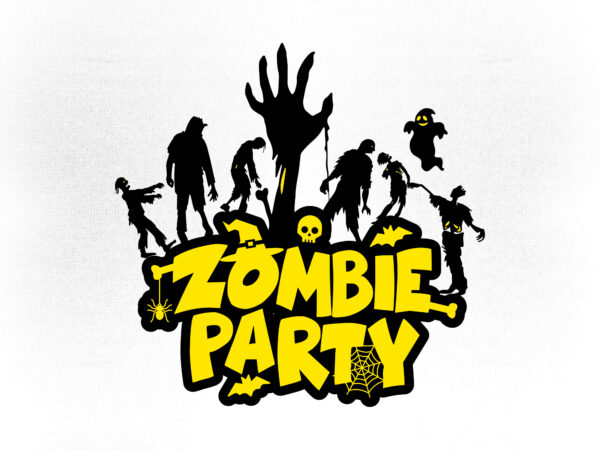 Zombie party, zombie party halloween svg, horror castle, halloween castle, spooky vibes svg, halloween shirt svg, halloween svg, cut files, fall svg, halloween mug, halloween tumbler, cricut svg, trick or t shirt graphic design