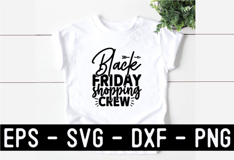 Black Friday SVG T shirt Design Template