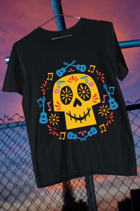 Viva Mexico Mariachi Calabera Dia De Los Muertos Sugar Skull Princess Bundle