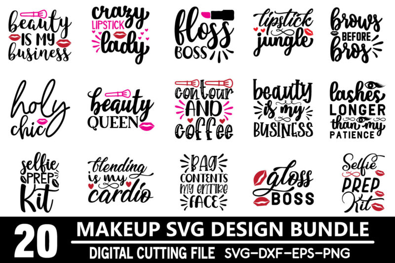 Makeup Svg Bundle