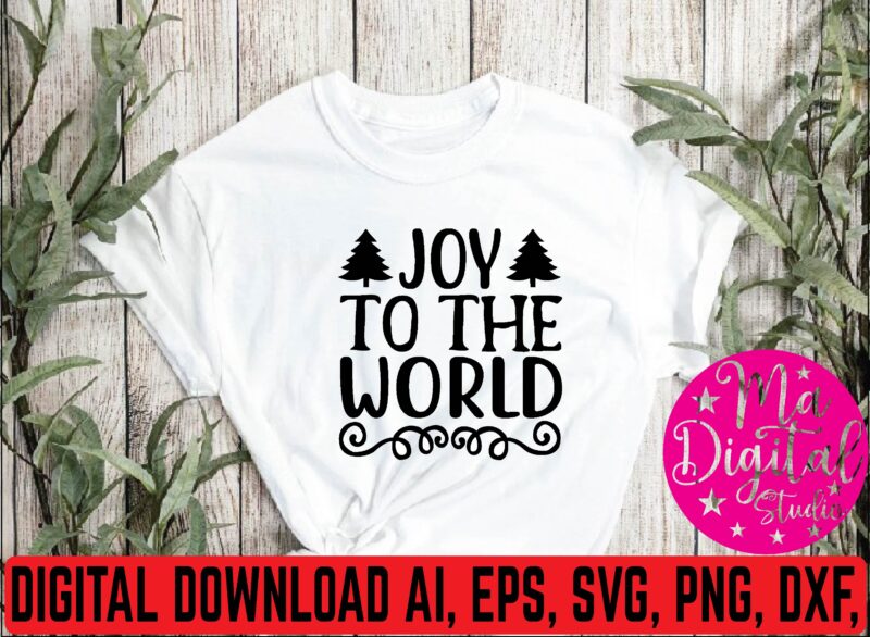 joy to the world svg design