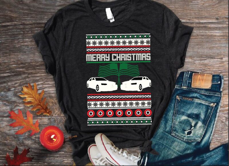 Merry christmas sweater t shirt vector illustration