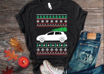 Merry christmas sweater t shirt vector illustration