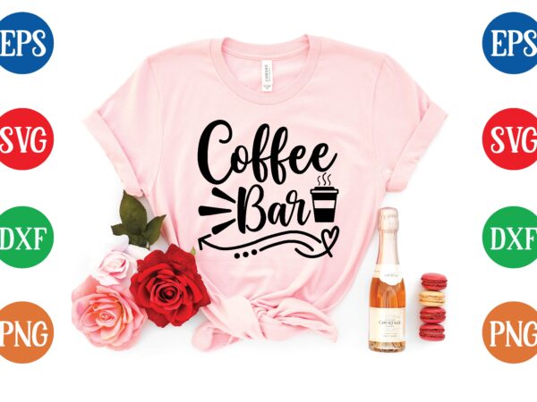 Coffee bar graphic t shirt