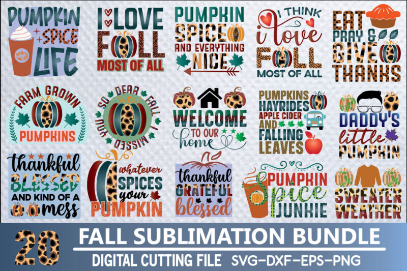 Fall Sublimation Bundle