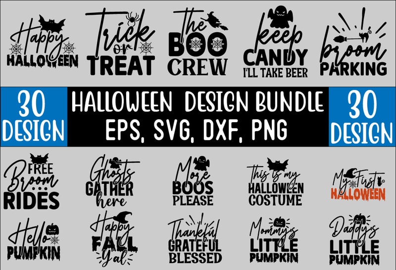 Halloween SVG Quotes design Bundle - Buy t-shirt designs