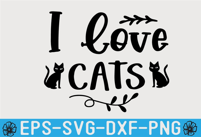 Cat SVG Quotes Design Template - Buy t-shirt designs