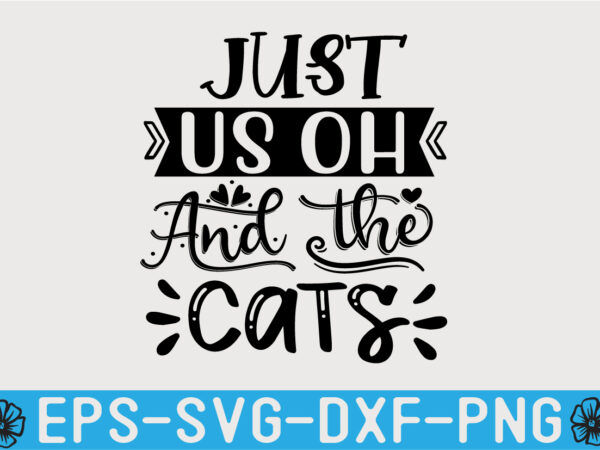 Cat svg quotes design template