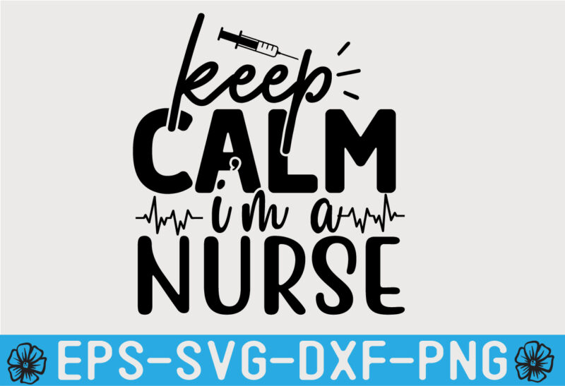 Nurse SVG Quotes Design Template