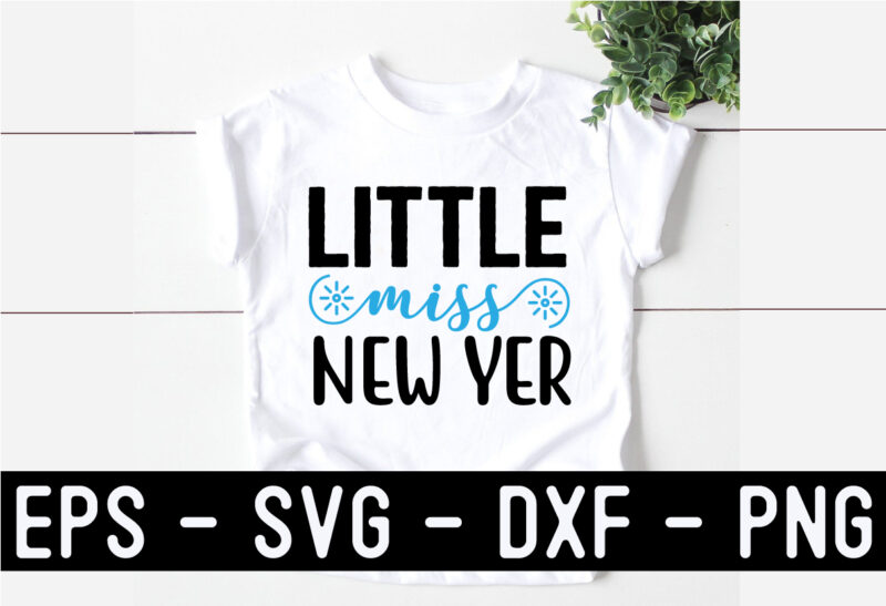 New Year SVG T shirt design Template