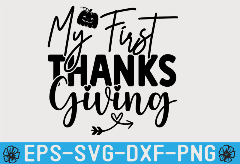 Thanksgiving SVG T shirt Design Template