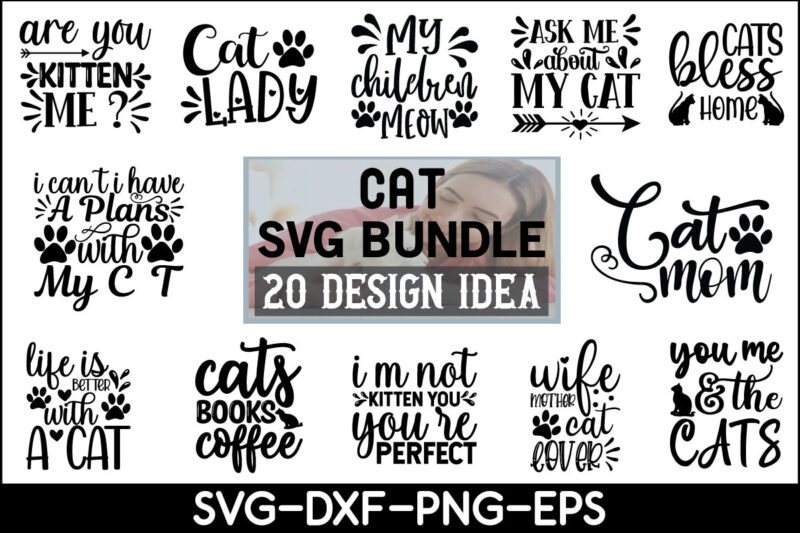 Cat svg bundle graphic t shirt