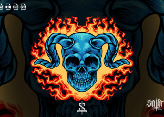 Demon Skull On Fire - 3D and CG & Abstract Background Wallpapers on Desktop  Nexus (Image 154059)