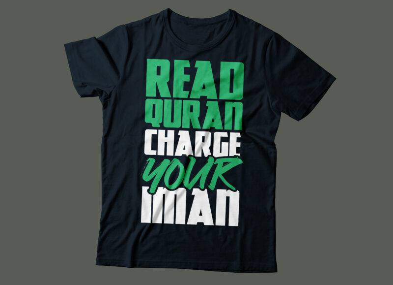 ISLAMIC T-SHIRT design bundle | special deal for Ramadan Kareem | Quran and sunnah quote