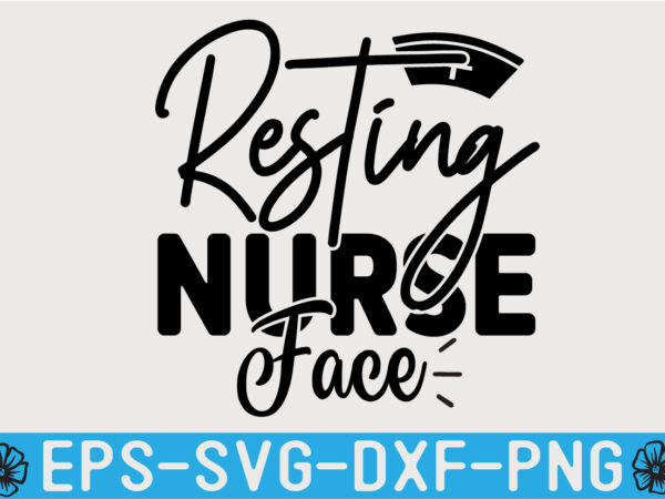 Nurse svg quotes design template