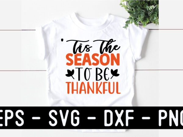 Thanksgiving svg t shirt design template