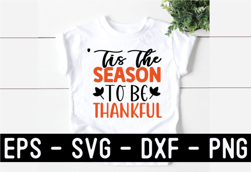 Thanksgiving SVG T shirt Design Template