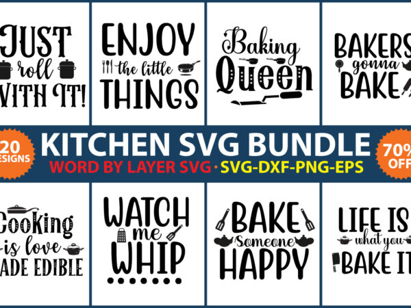 Kitchen svg bundle vol.6 t shirt vector art