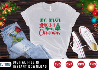 We wish you a merry Christmas Shirt, Christmas tree shirt, funny Christmas shirt t shirt design for sale