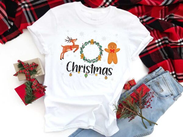 Christmas gift idea shirt t shirt vector file