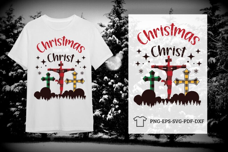 Christian Christmas Silhouette SVG Diy Crafts Svg Files For Cricut, Silhouette Sublimation Files