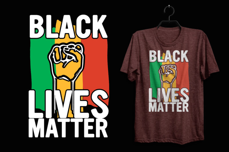 Black lives matter black history month t shirt