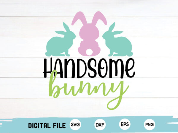 Handsome bunny graphic t shirt