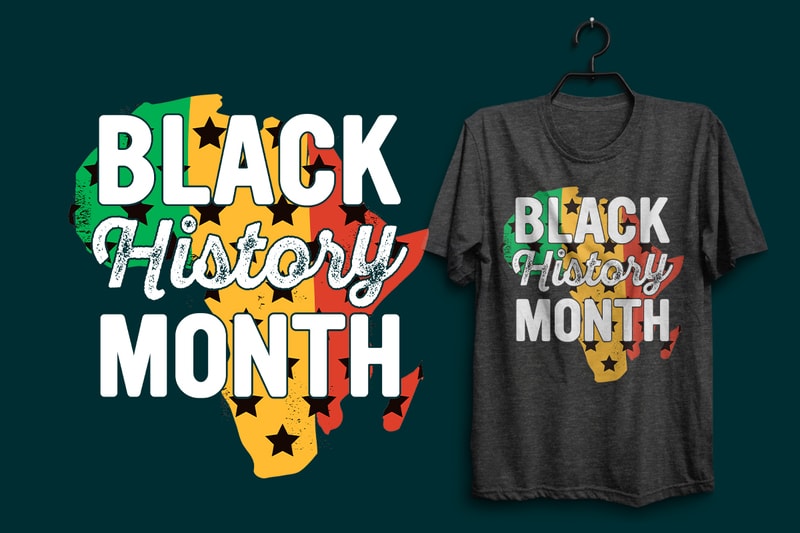 Black history month t shirt - Buy t-shirt designs