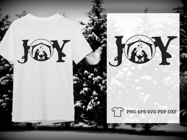 Christmas holy night joy silhouette svg diy crafts svg files for cricut, silhouette sublimation files t shirt vector file