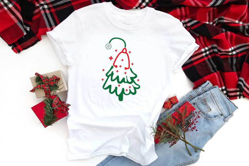 Christmas Nurse Tree Gift Diy Crafts Svg Files For Cricut, Silhouette ...