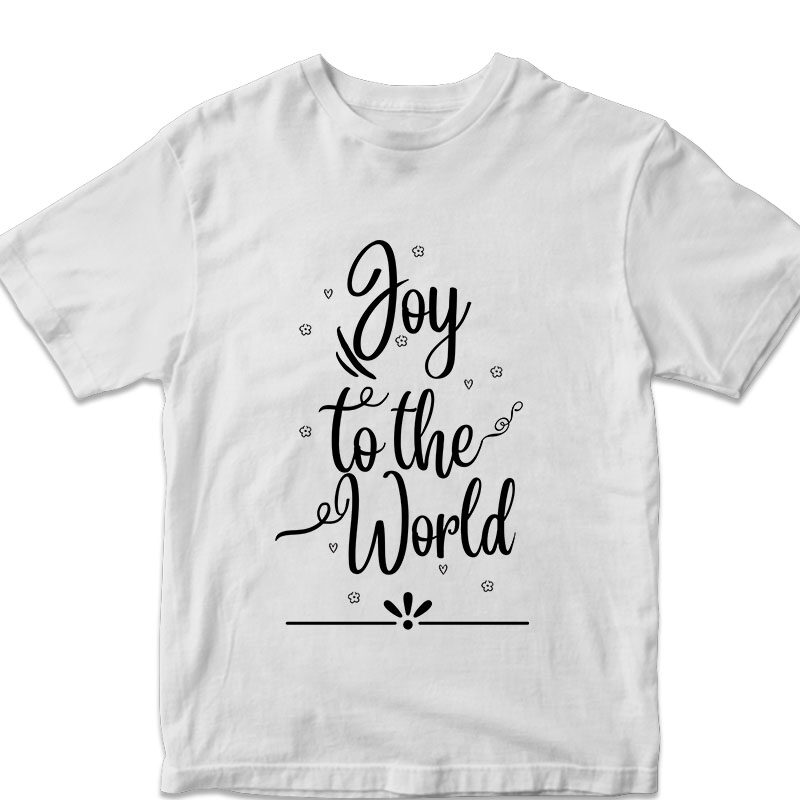 Joy to the world, christmas svg png for download