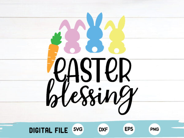 Easter blessing vector clipart