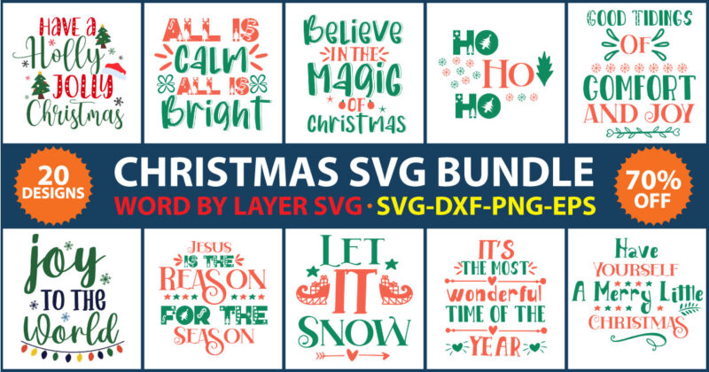 Christmas SVG Bundle