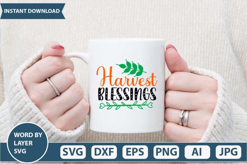 Harvest blessings svg vector for tshirt design