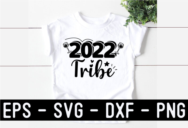 New Year SVG T shirt design Template