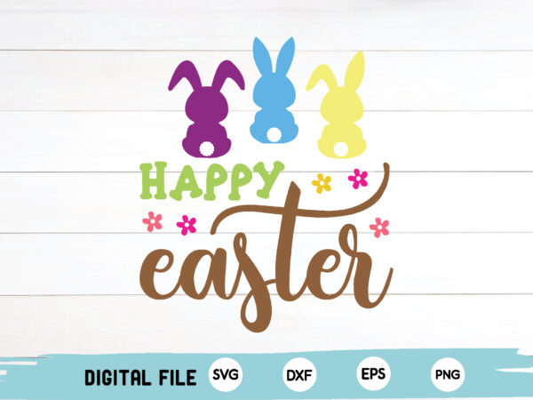 Happy easter graphic t shirt