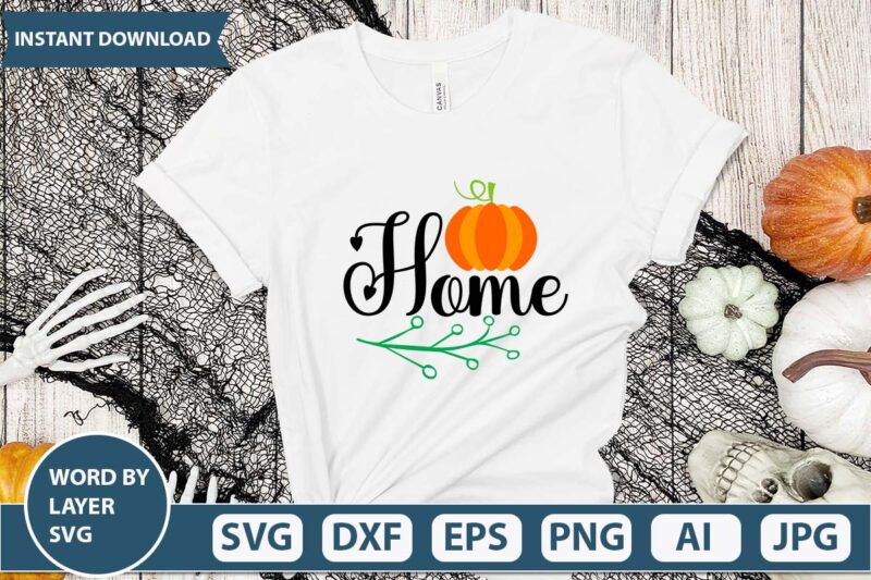 Home svg vector for thanksgiving