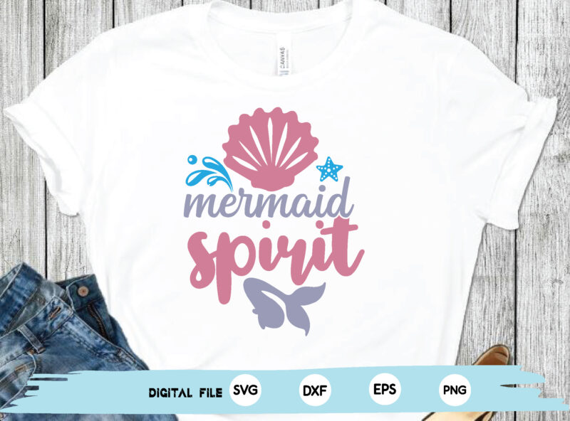 Mermaid svg bundle t shirt designs for sale